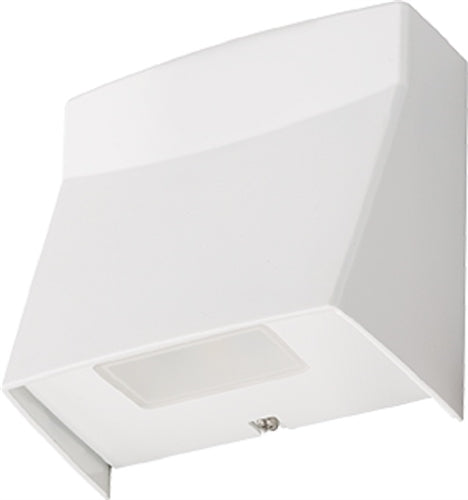 Lithonia LIL LED 30K MVOLT WH 8.4W Compact LED Wall Pack, 3000K Warm White, 120-277V, White Finish