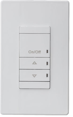 Lithonia SPODMA WH Low-Voltage Push-Button 1 Switch with Auto On, White