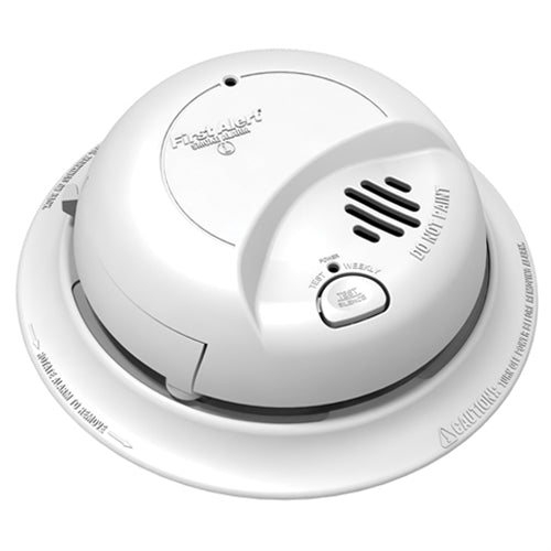 BRK Electronics First Alert 8120BL 120V AC/DC Hardwired with 9V Battery Backup Ionization Smoke Alarm (Upgraded to SMI100-AC)