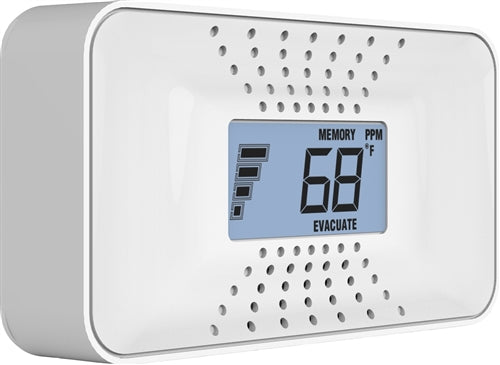 BRK Electronics First Alert CO710 DC 10-Year Sealed Lithium Battery Powered Carbon Monoxide Alarm with Digital Display