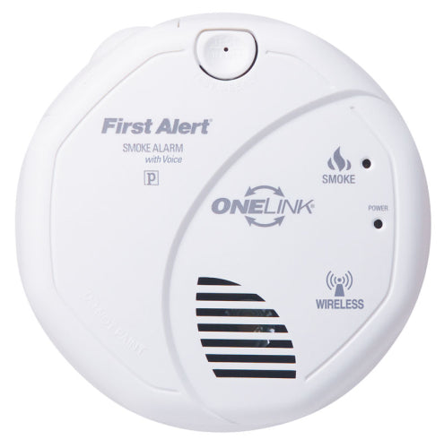 BRK Electronics First Alert SA511B OneLink Wireless Battery Smoke Alarm with Voice (Upgraded to SM500V)