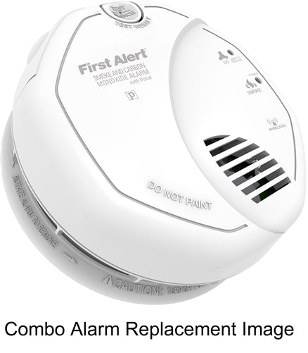 BRK Electronics First Alert SCO500 OneLink Wireless Battery Smoke/CO Combo Alarm with Voice (Upgraded to SMCO500V)
