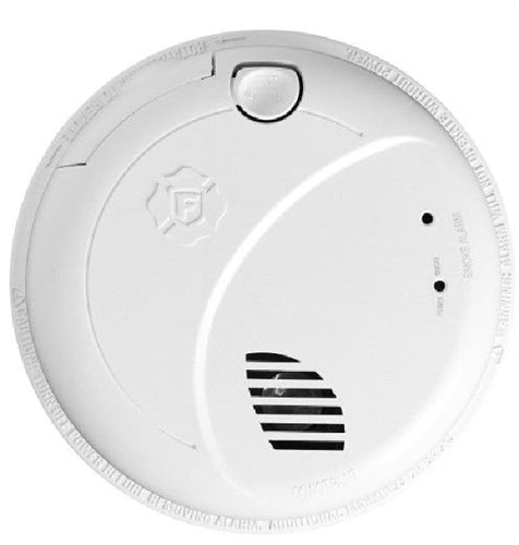 BRK Electronics First Alert SM110V-AC AC/DC Hardwired with Lithium Battery Back Up and Locked Battery Drawer Photoelectric Smoke Alarm