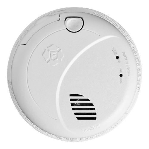 BRK Electronics First Alert SMCO100V-AC Interconnect Hardwire Photoelectric Smoke & CO Alarm with Battery Backup & Voice