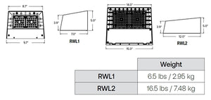 Beacon RWL2-160L-45-3K7-2-UNV-BLT LED Micro Strike Optics Wallpack, 6500 Lumens, 3000K, 70 CRI, IES Type II Distribution, 120-277V, Black Matte Textured
