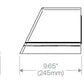 Beacon TRP2-36L-25-4K7-3-UNV-DBT Trapezoid Wall Mount LED Light, 4200 Lumens, 4000K, 70 CRI, Type 3 Distribution, 120-277V, Dark Bronze Matte Textured