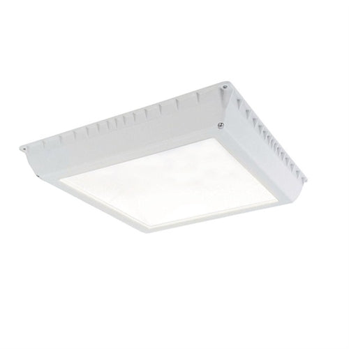 Beacon VSH-140-5K7-UNV-WHT 140W Vanish Edge-Lit Canopy, 5000K, 70 CRI, 120-277V, White Matte Textured