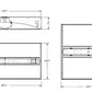 Columbia Lighting CCL24-5035 43.9W LED 2x4 Architectural Center-Lens Troffer, 5000 Lumens, 3500K
