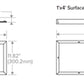 Columbia Lighting CFP14-55/41/3440 1'x4' Edge-Lit Flat Panel, 5500/4100/3400 Switchable Lumens, 4000K, 120-277V