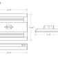 Columbia Lighting CHB2-40MV-FA-EDU 211W 2' LED High Bay, 4000K, 0-10V dimming, 120-277V, 27343 Lumens