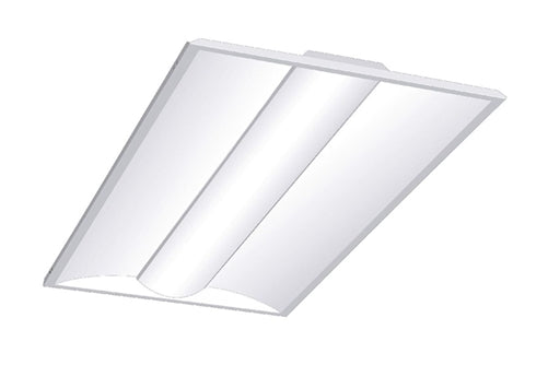Columbia Lighting CLT24-LSCS-EDD 2x4 LED Architectural Center-Lens Troffer, 3750/5000/6000 Lumens, 3500/4000/5000K Color Temperature