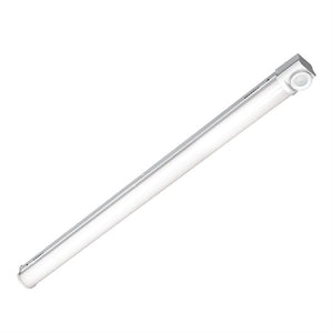 Columbia Lighting ESL4-35LW-FAW-EDU-HFU 4' Escalate Stairwell LED Light, 3500K, 4000 Lumens, Frosted Acrylic Lens, Wide Distribution, 0-10V Dimming, High-Frequency Ultra-Sonic Occupancy Sensor