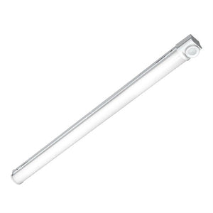 Columbia Lighting ESL4-40HL-FAW-EDU-NXOS 4' Escalate Stairwell LED Light, 4000K Color Temperature, 5800 Lumens, Frosted Acrylic Lens, Wide Distribution, 0-10V Dimming, 120-277V, NX OMNI, PIR Occupancy Sensor, Dimming Daylight Harvesting, Standard