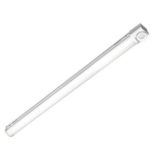 Columbia Lighting ESL4-30HL-FAW-EDU-ELL14-NXCS 4' Escalate Stairwell LED Light, 3000K, 4800 Lumens, Frosted Acrylic Lens, Wide Distribution, 10W Emergency Battery Pack, NX Connect NXC-WIZ20 Sensor