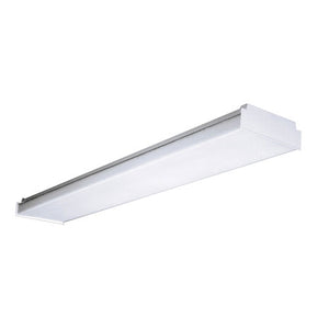 Columbia Lighting LAW4-35ML-EDU 48W 4' Low Profile LED Wraparound, 3500K, Medium Lumen, 0-10V Dimming, 120-277V