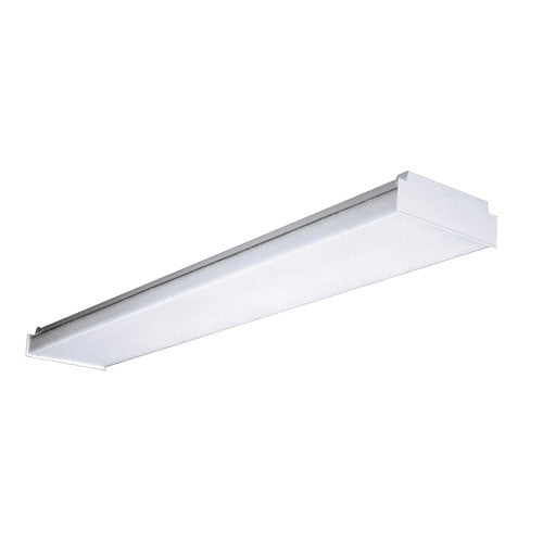 Columbia Lighting LAW4-35ML-EDU 48W 4' Low Profile LED Wraparound, 3500K, Medium Lumen, 0-10V Dimming, 120-277V