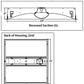 Columbia Lighting LCAT22-35MWG-EDU 22W 2'x2' LED Contemporary Architectural Troffer, 3500K, Grid Lay-in, 0-10V Dimming, 120V-277V