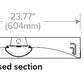 Columbia Lighting LCAT22-40MLG-EDU-ELL14 30W 2'x2' LED Contemporary Architectural Troffer, 4000K, Medium Lumen, Grid Lay-in Ceiling, Static Air Function, 0-10V Dimming, 120-2777V, with Emergency Battery Pack