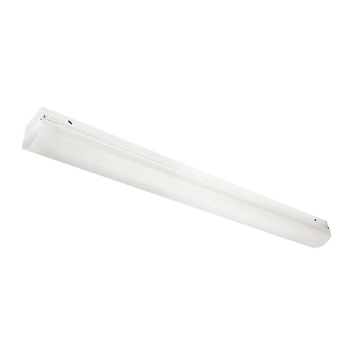 Columbia Lighting LCL4-40ML-EDU 48W 4' Lensed LED Striplight, 4000K, Medium Lumen, 0-10V Dimming, 120-277V, White Finish