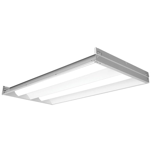Columbia Lighting LEPC24-30-LW-G-LL-ED1-U 34W 2'x4' LED Full Distribution Luminaire, 3000K, Low Watt Lumen Output, Grid Ceiling Type, Low Lamp Image Shielding, 0-10V Dimming 1% Dimming, 120-277V