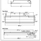 Columbia Lighting LJT14-35LWG-FSA12-EDU 25W 1'x4' LED Troffer with Advanced Solid State Technology, 3500K, Low Watt, Grid Ceiling, White Flush Steel Door, Pattern 12 Acrylic Lens Shielding, 0-10V Dimming, 120V-277V