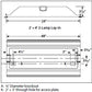 Columbia Lighting LJT24-40MLG-FSA12-EDU 45W 2'x4' LED Troffer with Advanced Solid State Technology, 4000K, Medium Lumen, Grid Ceiling, White Flush Steel Door, Pattern 12 Acrylic Lens Shielding, 0-10V Dimming, 120-277V