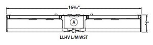 Columbia Lighting LLHV4-50M-WST-EDU-OS1360 144W 4' VersaBay High Bay LED, 5000K, Wide Distribution Reflector, Solid Top (No Uplight), 0-10V Dimming, 120-277V, Occupancy/Daylight Sensor