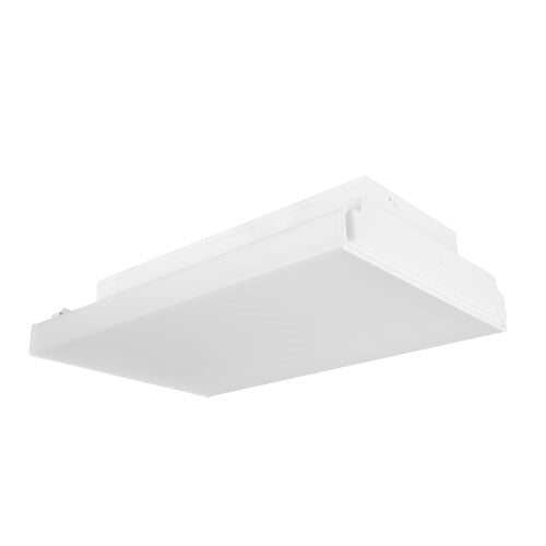 Columbia Lighting LWS-50HL-AC-EDU-OS1360-PM 110W 16" x 24" LED Suspended High Bay/Low Bay, 5000K, High Lumen, Aisle-Clear Optics Distribution, 01-V Dimming, 120-277V, Factory Installed Occupancy/Daylight, Sensor, 1-Relay, 360 Degrees Lens 120/277