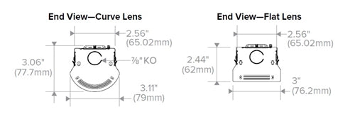 Columbia Lighting MPS4-35ML-CW-EDU 4' MultiPurpose Linear LED Light, 80 CRI, 3500K, 4500 Lumens, Curve Frosted Acrylic, Wide Distribution, 0-10V Dimming, 120-277V