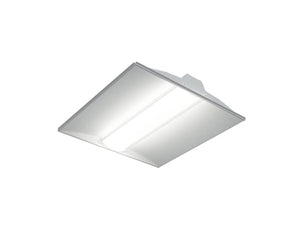 Corelite R2X-WO-3L30-LD5-UNV-22-T1-STD-EL14W  2'x2' 27W Opal Lens Recessed Troffer LED, 3159 Lumens, 3000K, 120-277V, 1" T-Bar, 0-10V Dimming to 10%, 14W Emergency Battery Pack