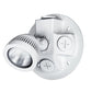 Dual Lite DLRWSW-1205L Outdoor LED Remote Head, Single Lamp, White Finish
