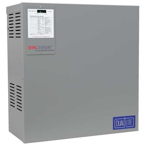 Dual-Lite DLS-525-120 525W Single-Phase Central Lighting Inverter120V, Normally On Circuit Breaker