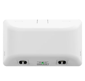 Dual Lite EV4D-02WAL 4W Architectural LED Emergency Light, Damp Location Listed, 2W LED lamps with Wide Area Lens