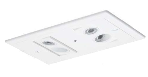 Dual-Lite EV4RB Recessed Ceiling Mount LED Emergency Light, Black Finish