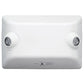 Dual-Lite EVHC6-B 6W High Lumen LED Emergency Light, No Self-Diagnostics, Black Finish