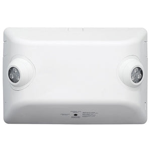 Dual-Lite EVHC6-B 6W High Lumen LED Emergency Light, No Self-Diagnostics, Black Finish