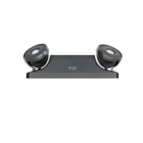 Dual Lite EZ-2LB LED lamp head Dual Emergency Light, Damp Location Listed, Wall Mount, Black Finish