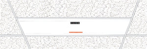 Dual Lite LG-125T-AO 125VA/110W Litegear Central Ligthing Inverter, Recessed Ceiling T-Grid, Adjustable Output