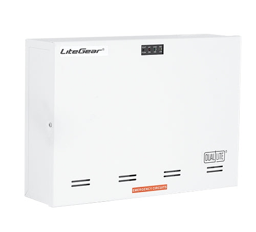 Dual-Lite LG250SI LiteGear 250VA/W Single-Phase Central Lighting Inverter, Surface Wall Mount, With Spectron Self Testing