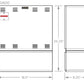 Dual-Lite LG600SI LiteGear 600VA/W Single-Phase Central Lighting Inverter, Surface Wall Mount, With Spectron Self Testing