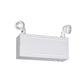 Dual-Lite LM16-03L 16W 6V High Capacity Emergency Light, Lead Calcium Battery, 3W LED lamps heads, No Self-Diagnostics, White Finish