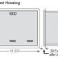 Dual-Lite LPS32-R 32W Central Lighting Micro Inverter, Recessed Wall Mount