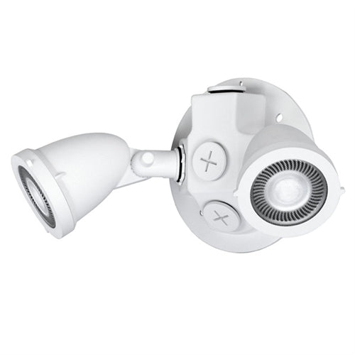 Dual Lite OCRDW03L 6/12V, 3W LED MR16 Decorative Outdoor Remote Lighting Head, Wet Location, Double Head, White