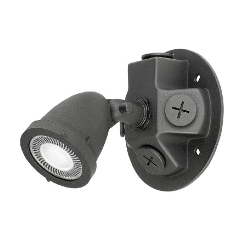 Dual Lite OCRSB03L 6/12V, 3W LED MR16 Decorative Outdoor Remote Lighting Head, Wet Location, Single Head, Black