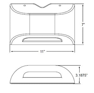 Dual-Lite PGF1Z-PC1 17.7W High Performance LED Sconce Light, with 120VAC Photocontrol, Dark Bronze Color