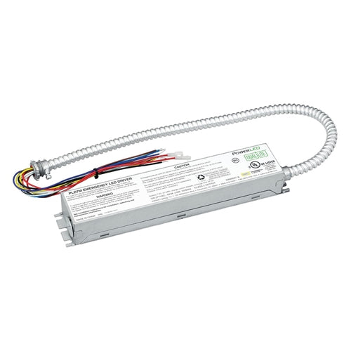 Dual Lite PLD7M 7W Emergency Battery Pack, Galvanized Steel with One 24" Conduit