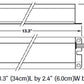 Dual-Lite UFO-6W One or Two 17W-40W (2'-4') or One 40W-215W (5'-8') T8, T9, T10, or T12 Fluorescent Emergency Battery Pack, No Self-Diagnostics