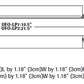 Dual-Lite UFO-LP1 One 21-28W Standard or 24-54W High Output T5; One 32W (4'), 40W (5') or 44W H0 (4') T8 Low Profile Emergency Lighting Fluorescent Lamp; or One 36-55W (4-pin) Long Compact Fluorescent Battery Pack, 120-277V, 390-700 Lumens