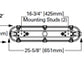 Fail Safe 4VRVT3-LD5-4-G-UNV-L850-CD1-WL-U 4' Tamper Resistant Vaportite LED, 4000 Lumens, General Distribution, 120-277V, 5000K, 1 Dimming Driver, Wet Location