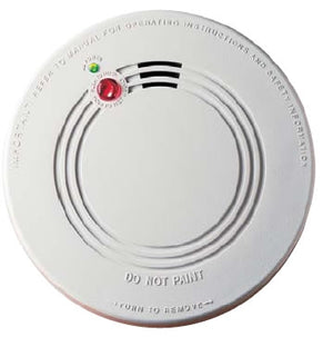 Firex 4518 AC Smoke Detector Alarm with Battery Back-up and False Alarm Control